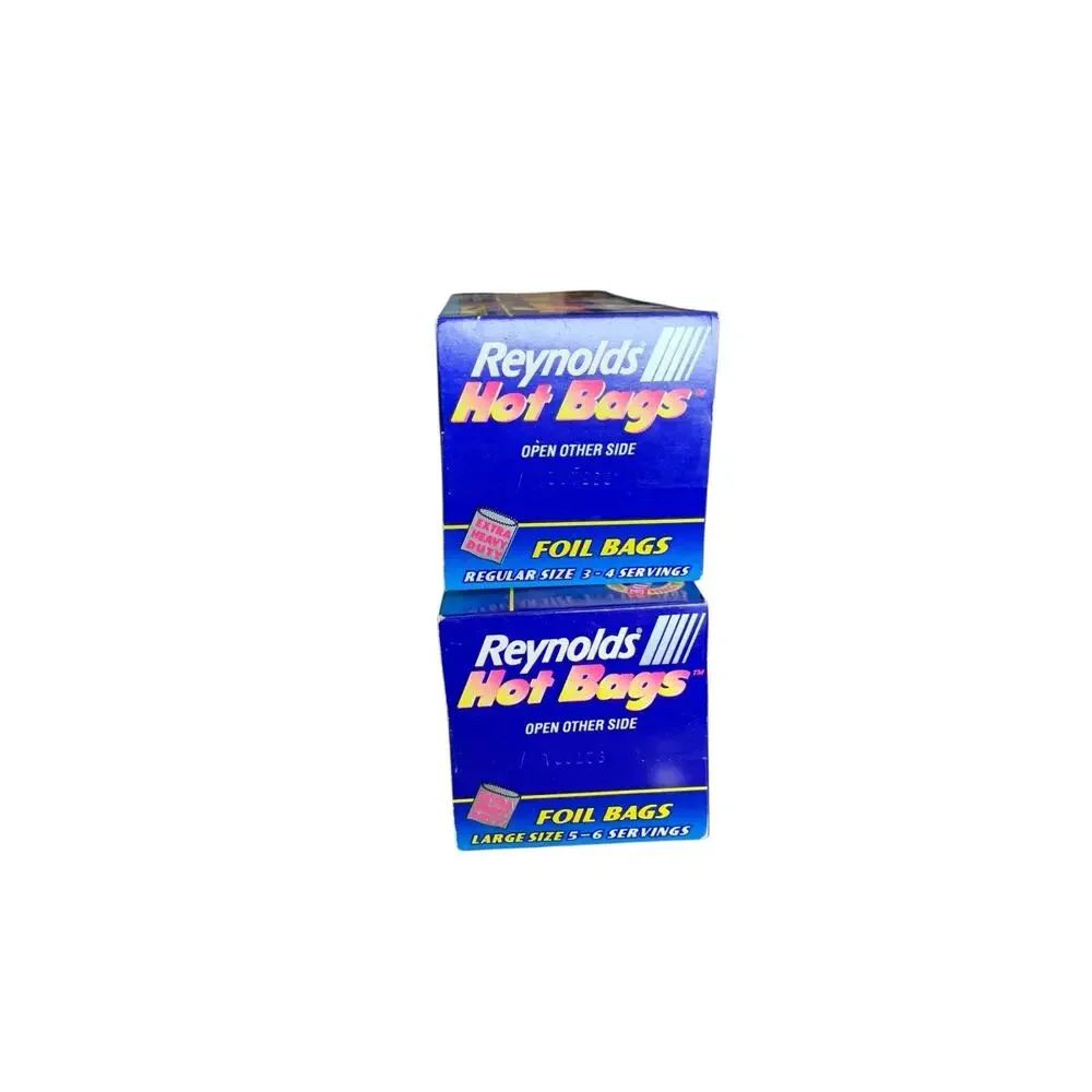 Reynolds HotBags FoilBags LARGE 2 Ct REGULAR 3 Ct Size‎ Extra HeavyDuty READ